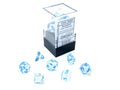 Chessex Dice - Borealis Mini Icicle/Light Blue Polyhedral 7-Die Set
