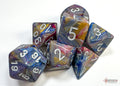 Chessex Dice - Festive Carousel/White Polyhedral 7-Die Set