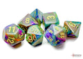 Chessex Dice - Festive Rio/Yellow Polyhedral 7-Die Set