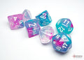 Chessex Dice - Nebula Wisteria/White Polyhedral 7-Die Set