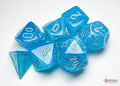 Chessex Dice - Nebula Sky/Silver Polyhedral 7-Die Set