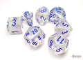Chessex Dice - Borealis Icicle/Light Blue Polyhedral 7-Die Set