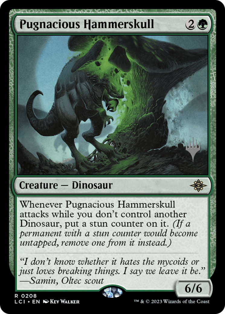 Pugnacious Hammerskull (PPLCI-208) [Promo Pack: The Lost Caverns of Ixalan Promos] Foil