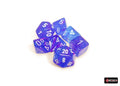 Chessex Dice - Nebula Aura/White Polyhedral 7-Die Set