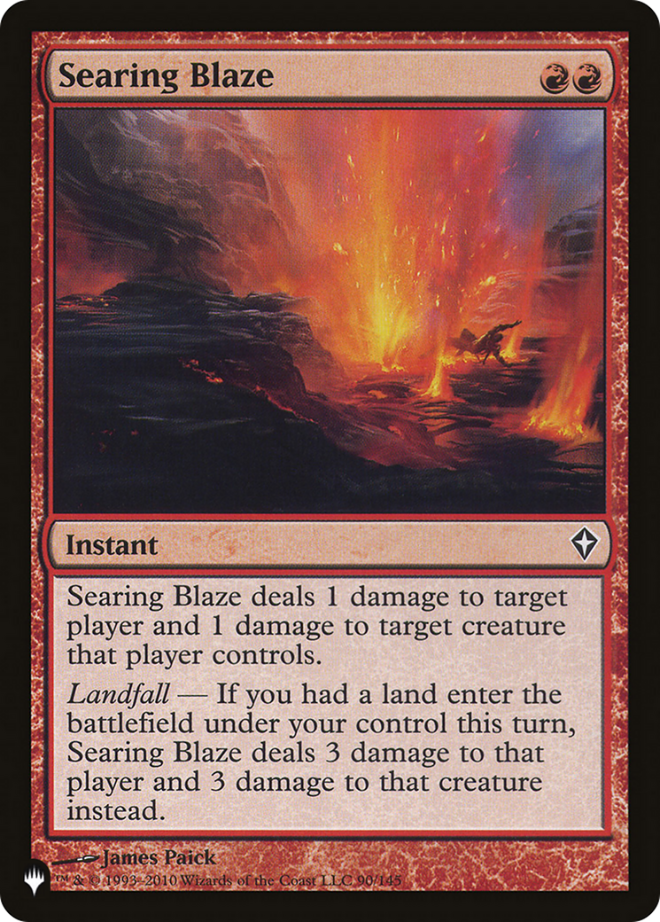 Searing Blaze (LIST-90/145) [The List]