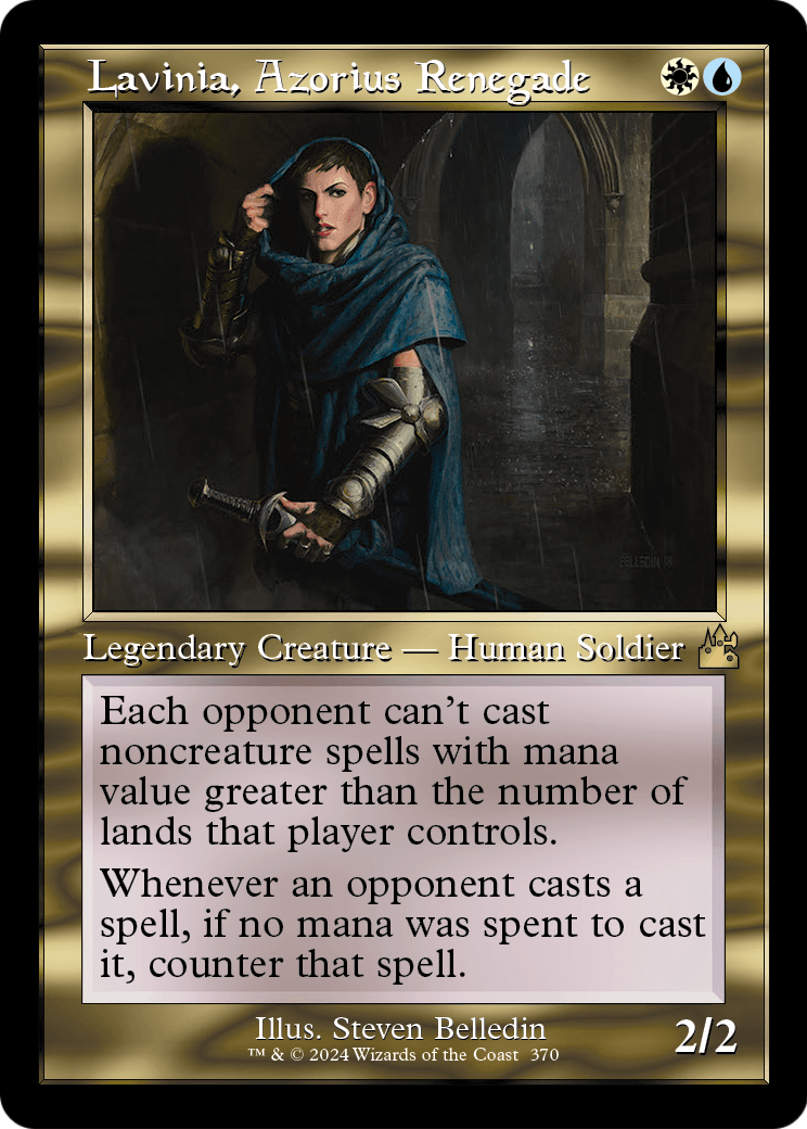 Lavinia, Azorius Renegade (Retro Frame) (RVR-370) [Ravnica Remastered] Foil