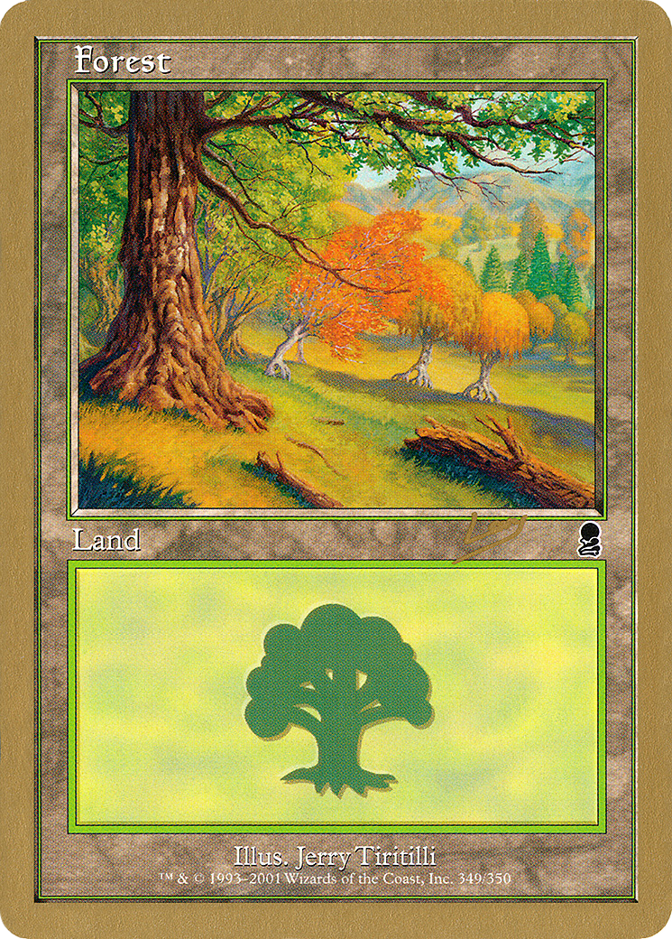 Forest (349) - 2002 Raphael Levy (ODY) [World Championship Decks 2002]