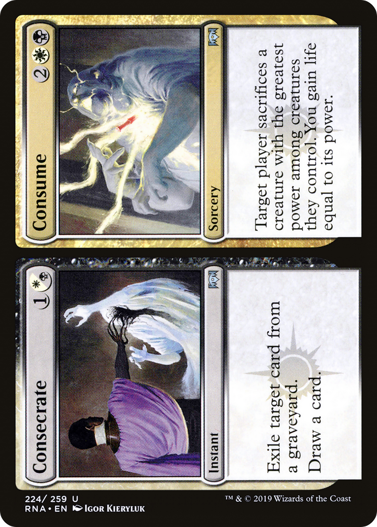 Consecrate // Consume (RNA-224) [Ravnica Allegiance]