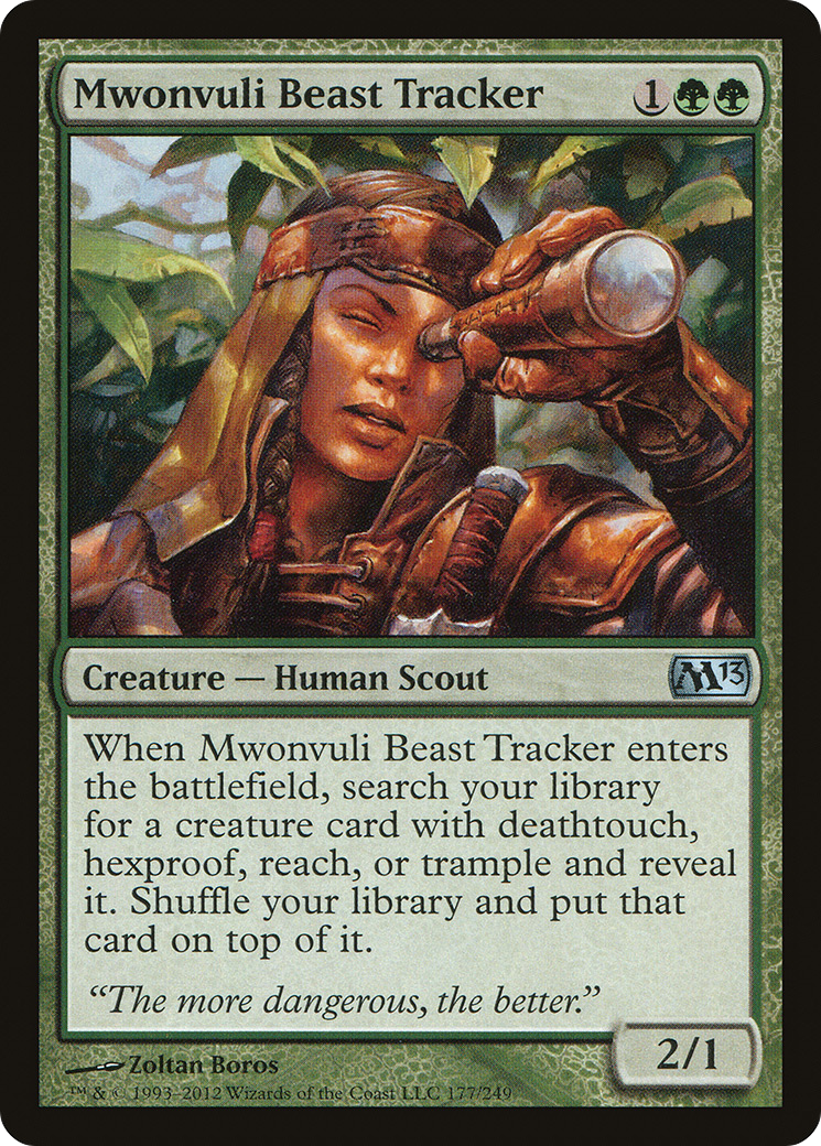 Mwonvuli Beast Tracker (M13-177) [Magic 2013]