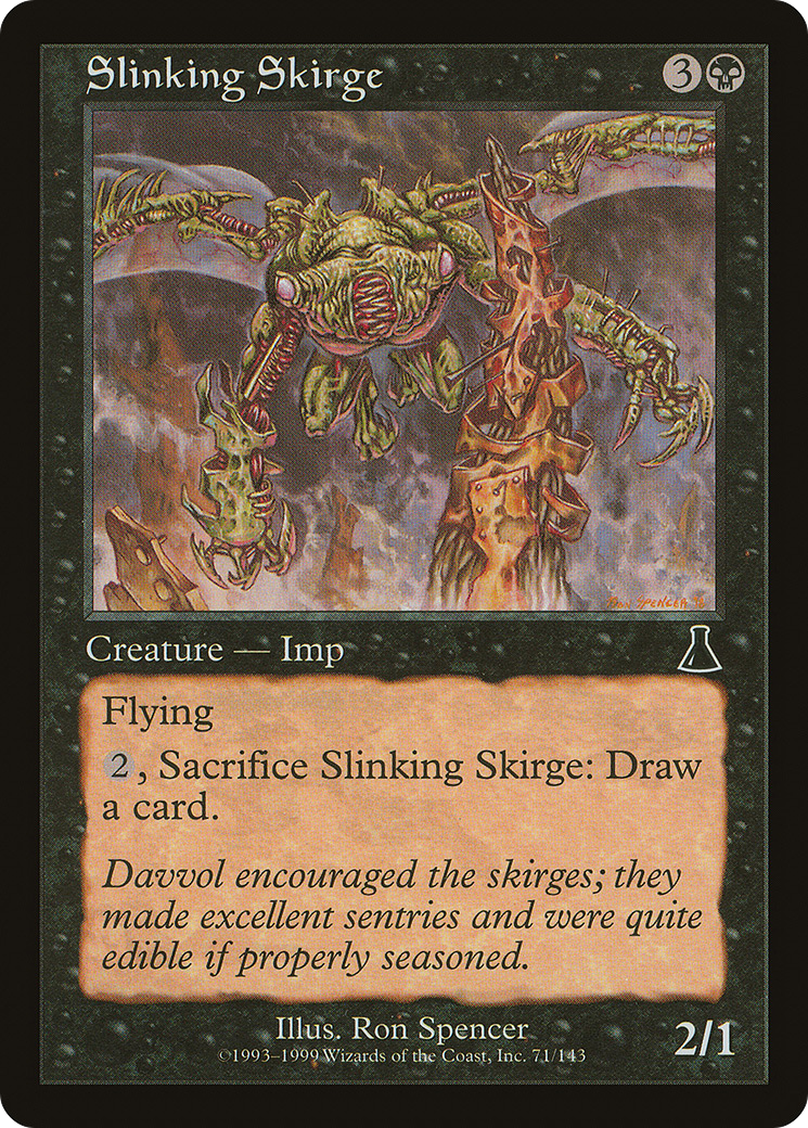 Slinking Skirge (UDS-071) [Urza's Destiny] Foil