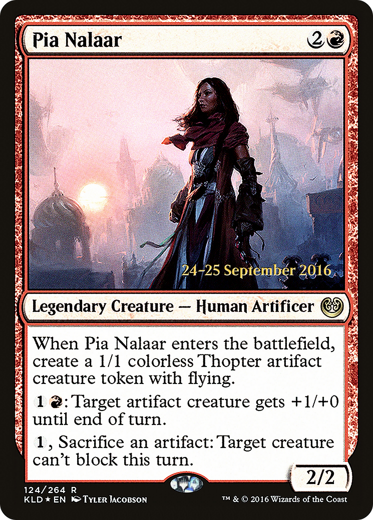 Pia Nalaar (PRE-124) [Kaladesh Promos] Foil