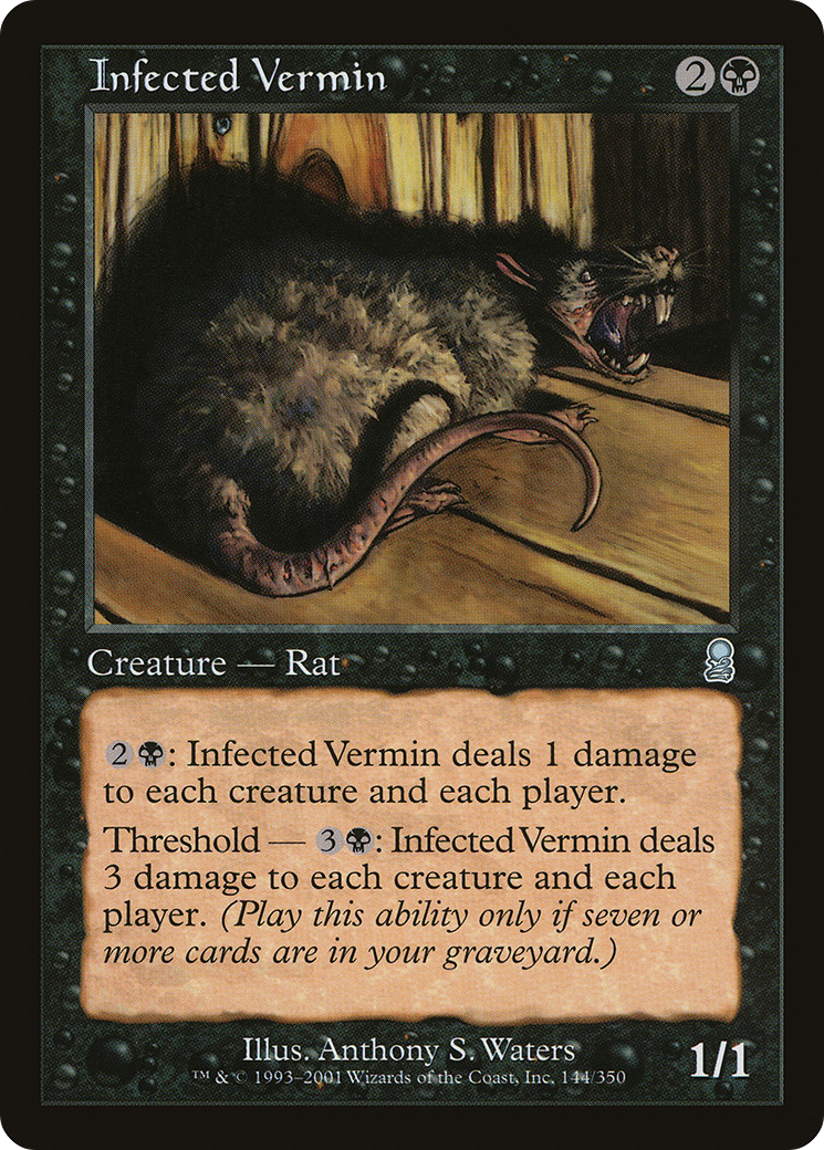 Infected Vermin (ODY-144) [Odyssey] Foil