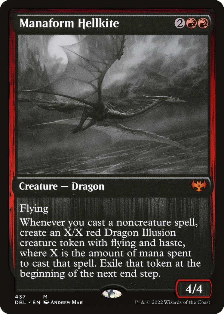 Manaform Hellkite (DBL-437) [Innistrad: Double Feature] Foil
