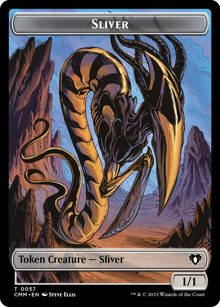 Sliver (TCMM-057) [Commander Masters Tokens] Foil