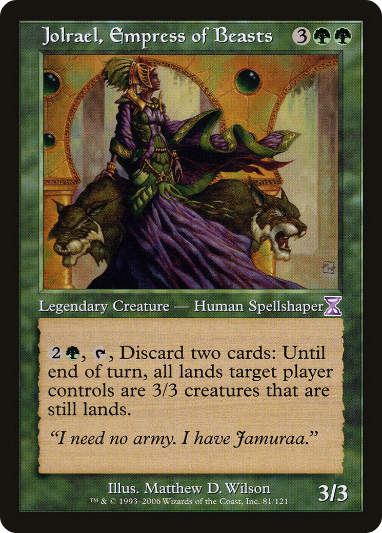 Jolrael, Empress of Beasts (TSB-081) [Time Spiral Timeshifted] Foil