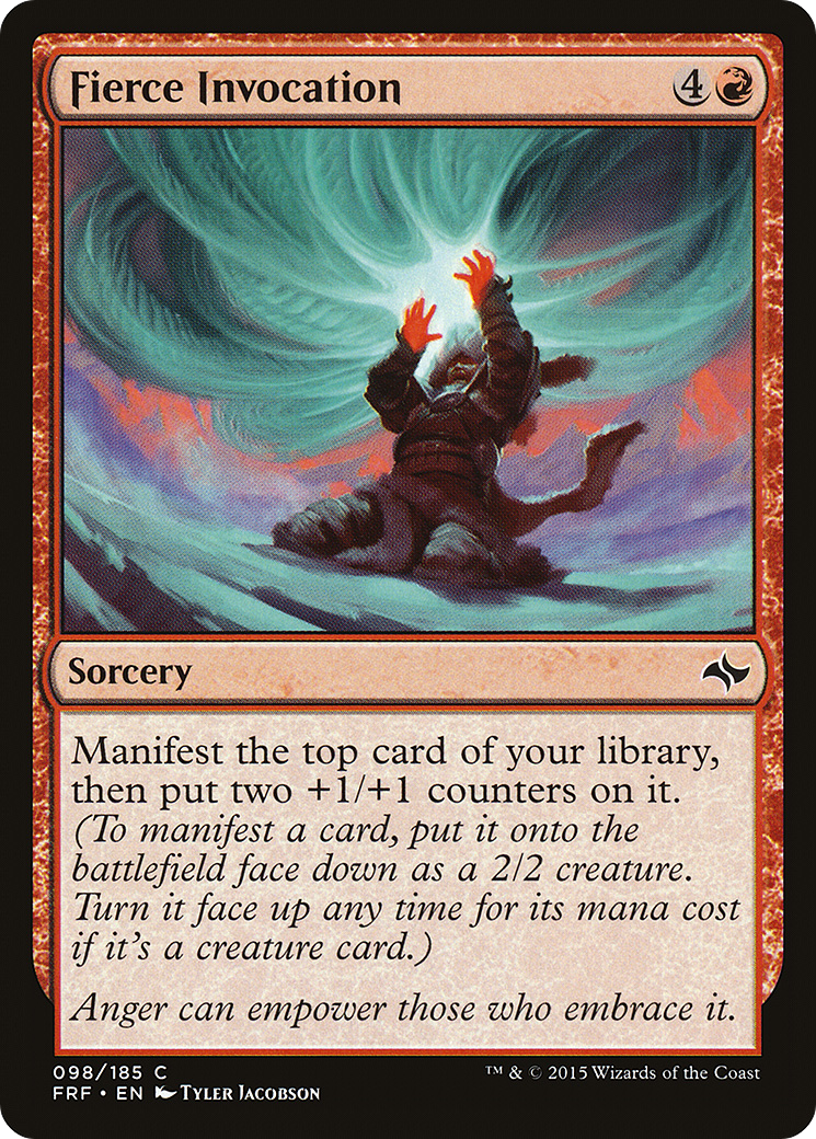 Fierce Invocation (FRF-098) [Fate Reforged] Foil