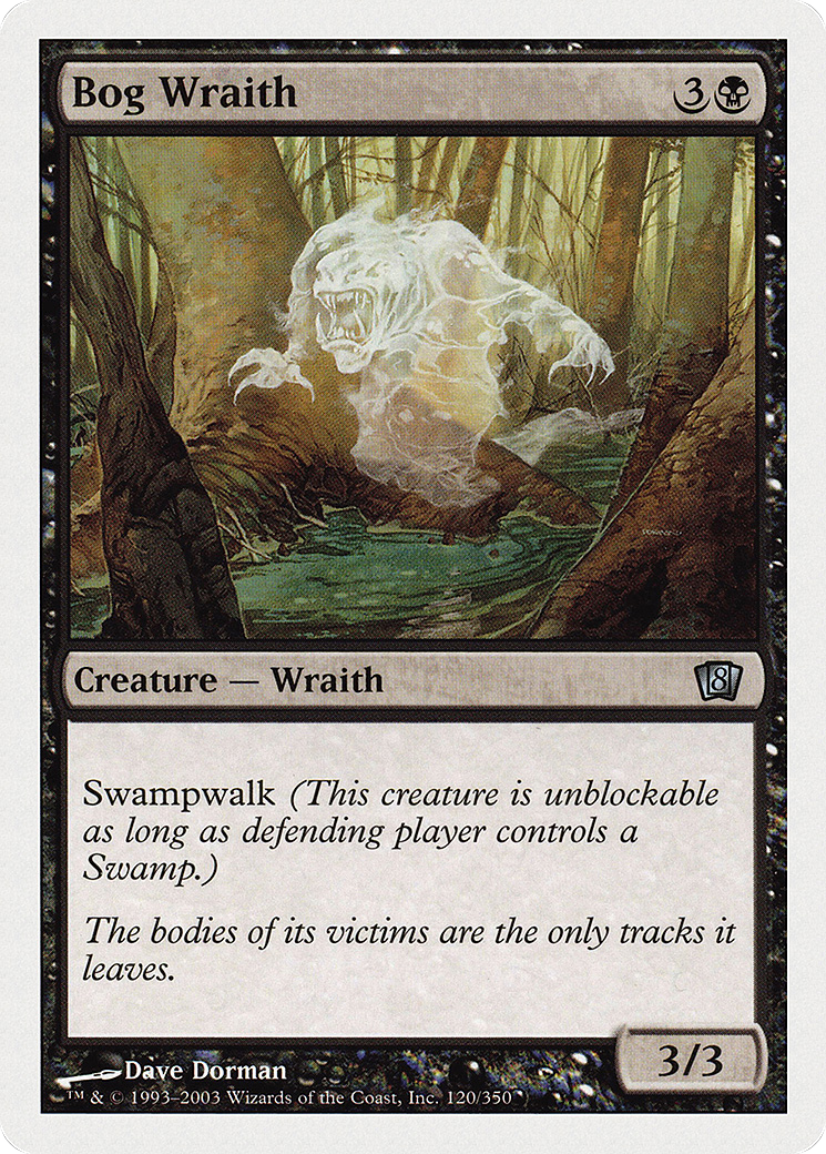 Bog Wraith (8ED-120) [8th Edition]