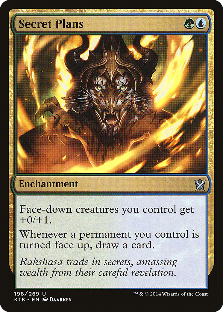 Secret Plans (KTK-198) [Khans of Tarkir]