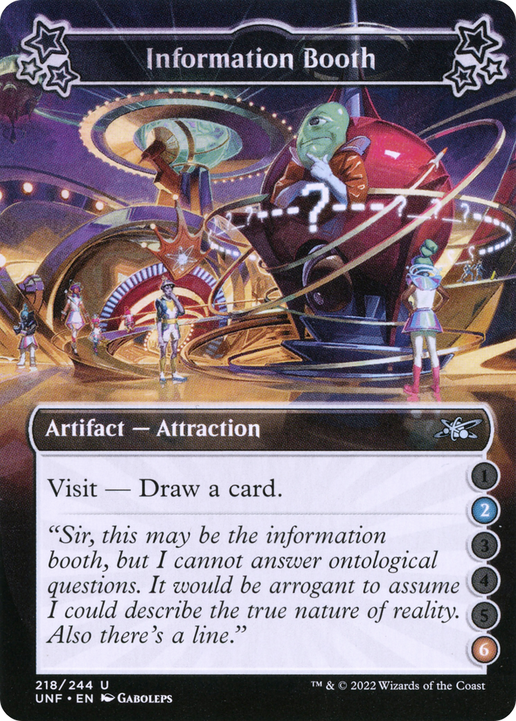 Information Booth (2-6) (UNF-218) [Unfinity] Foil