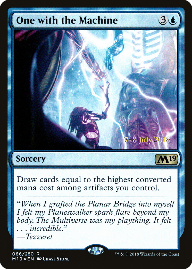 One with the Machine (PRE-066) [Core Set 2019 Promos] Foil