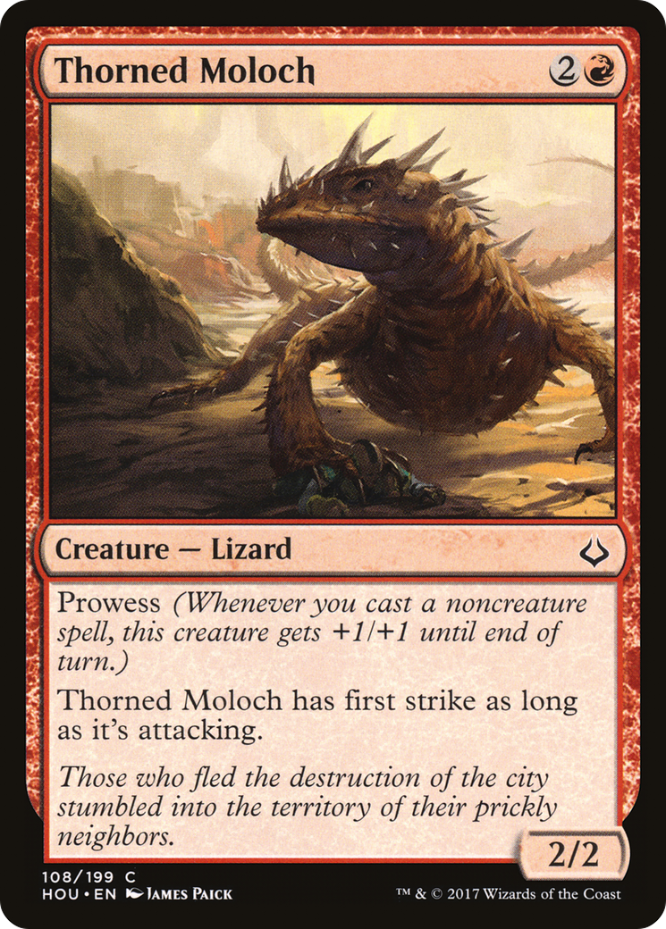 Thorned Moloch (HOU-108) [Hour of Devastation] Foil