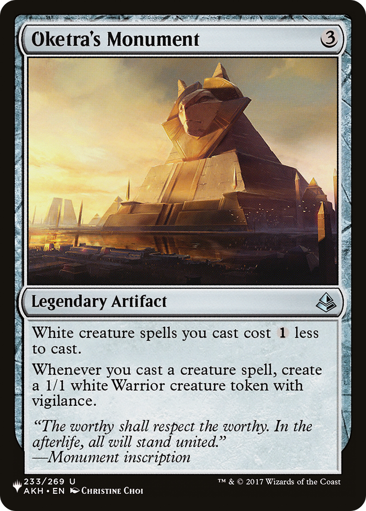 Oketra's Monument (LIST-233) [The List]