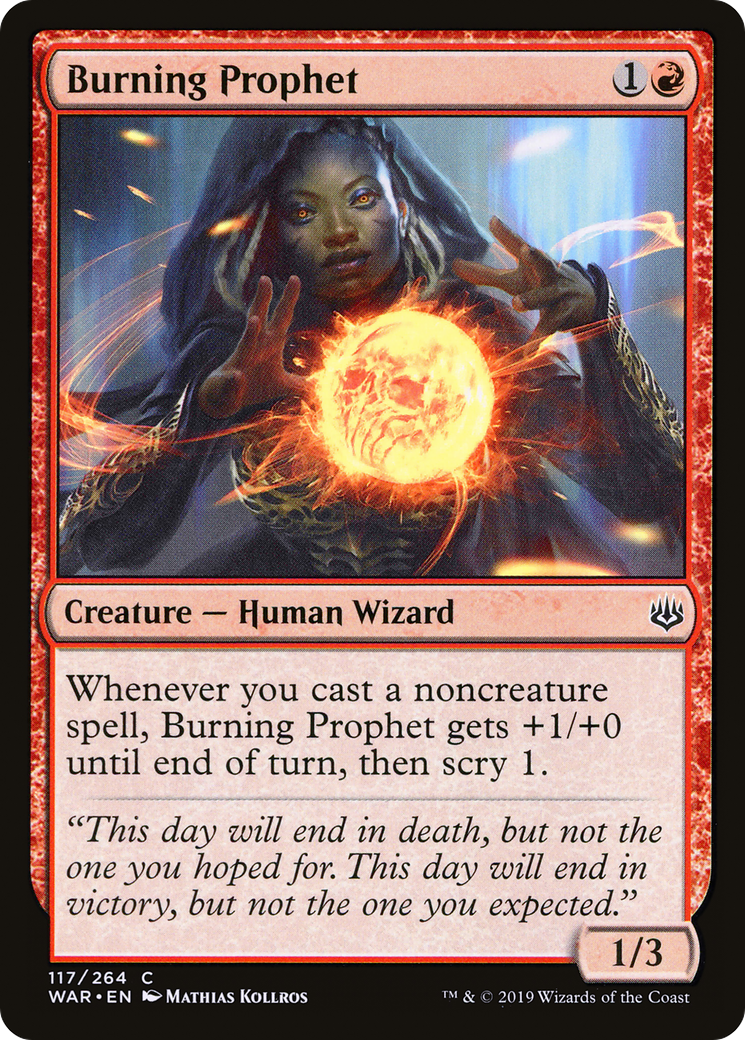 Burning Prophet (WAR-117) [War of the Spark] Foil