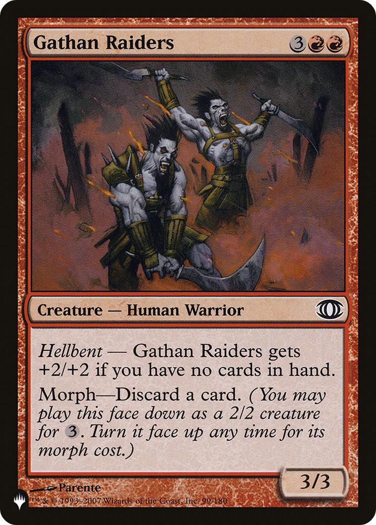 Gathan Raiders (LIST-99/180) [The List]