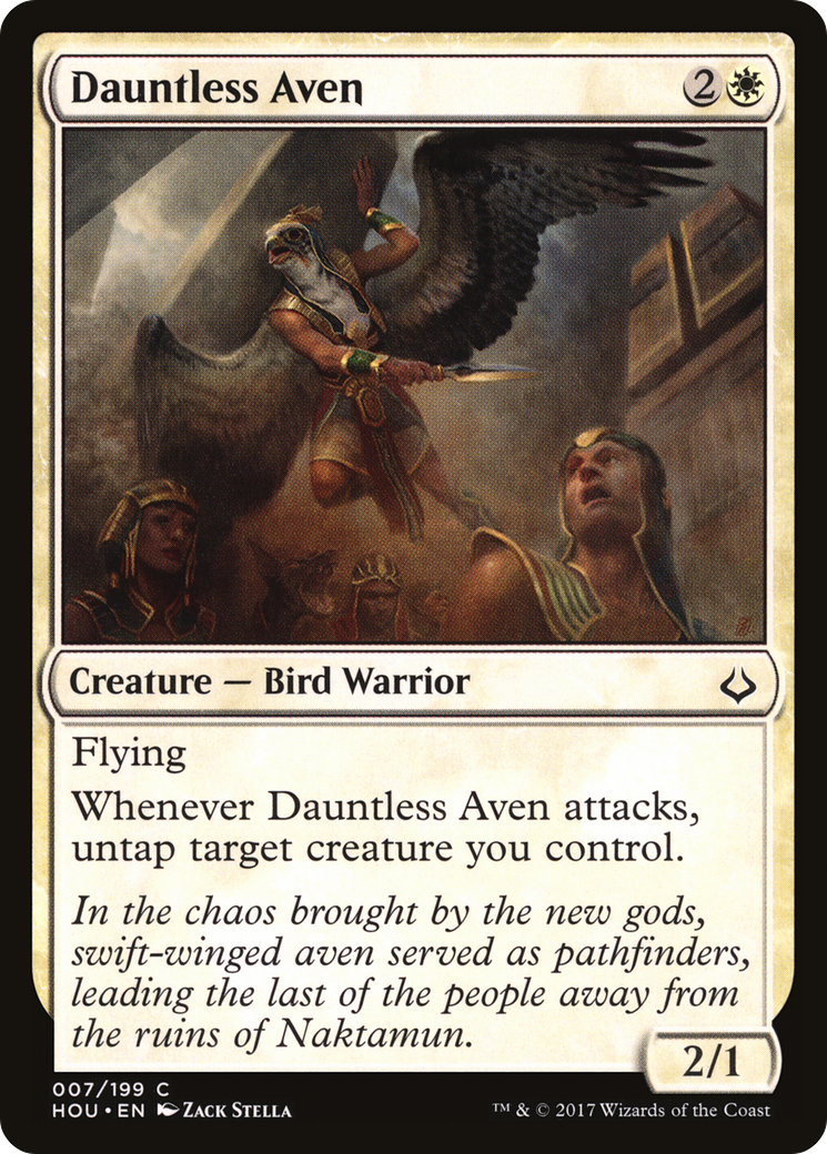 Dauntless Aven (HOU-007) [Hour of Devastation] Foil