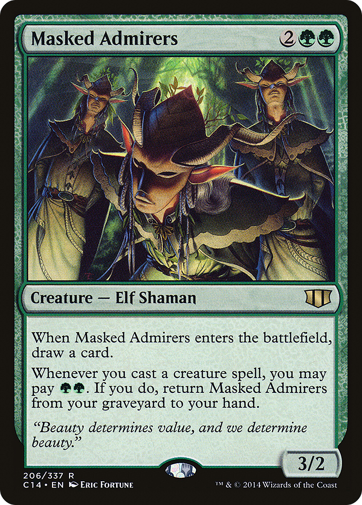 Masked Admirers (C14-206) [Commander 2014]