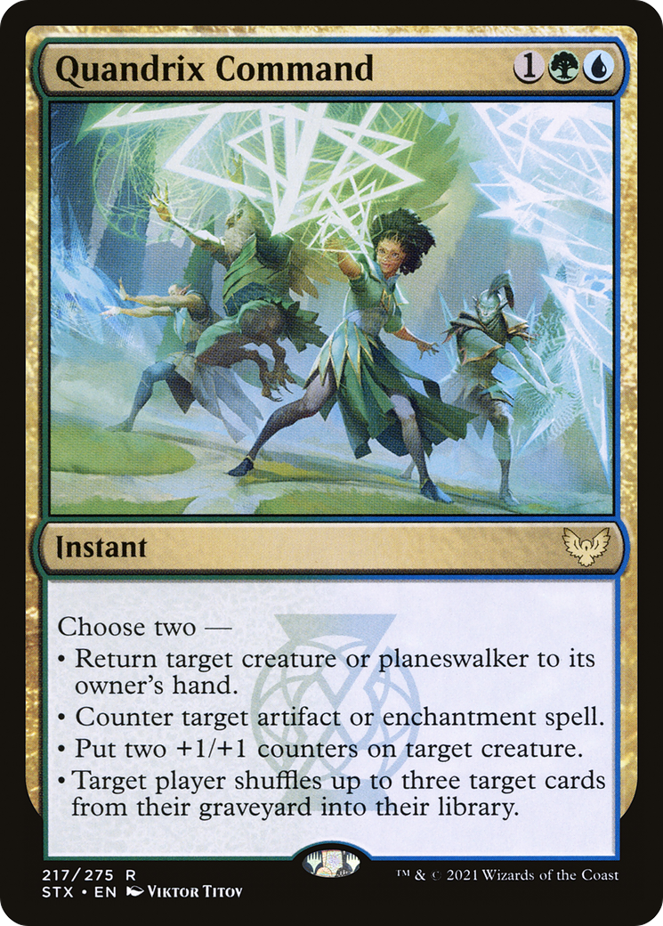 Quandrix Command (STX-217) [Strixhaven: School of Mages] Foil