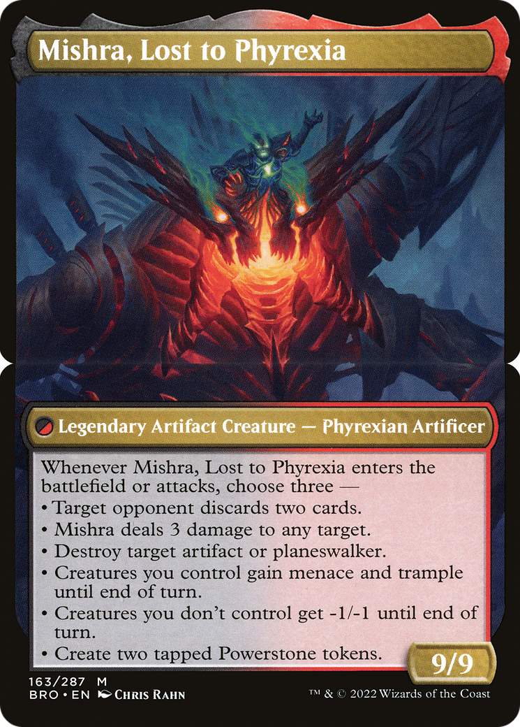 Mishra, Lost to Phyrexia (BRO-163B) [The Brothers' War] Foil
