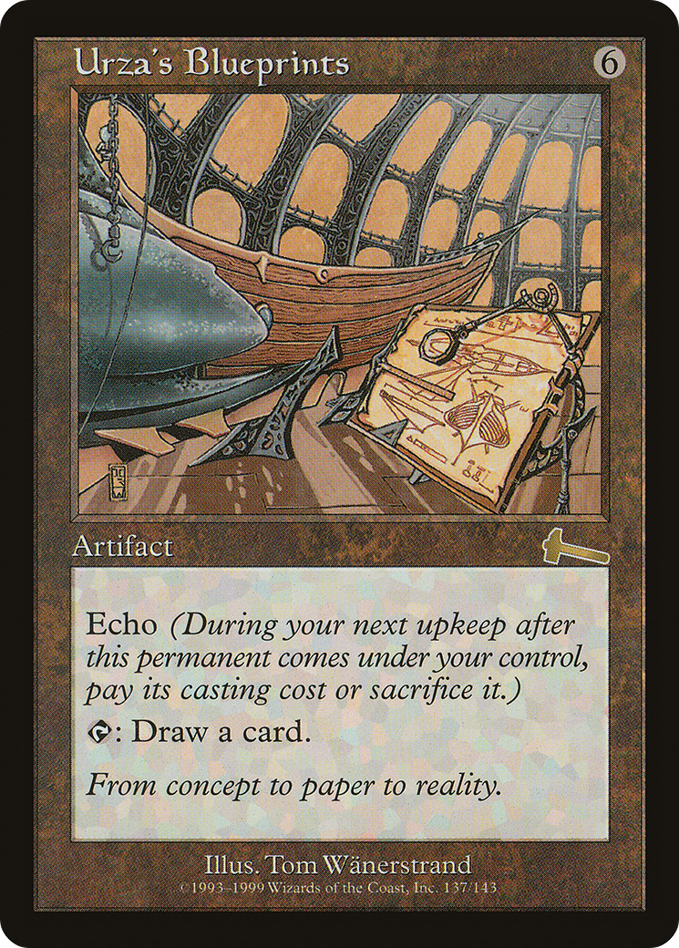 Urza's Blueprints (ULG-137) [Urza's Legacy]