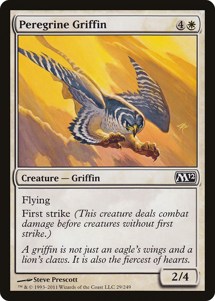 Peregrine Griffin (M12-029) [Magic 2012]