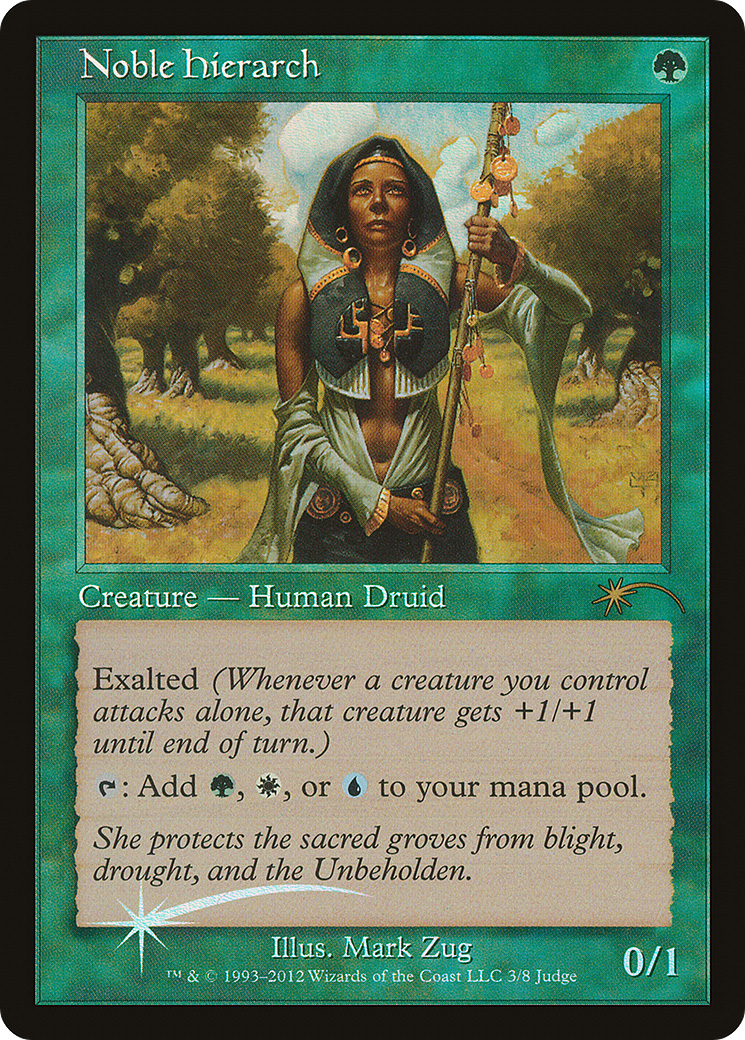 Noble Hierarch (JDG-003) [Judge Gift Cards 2012] Foil