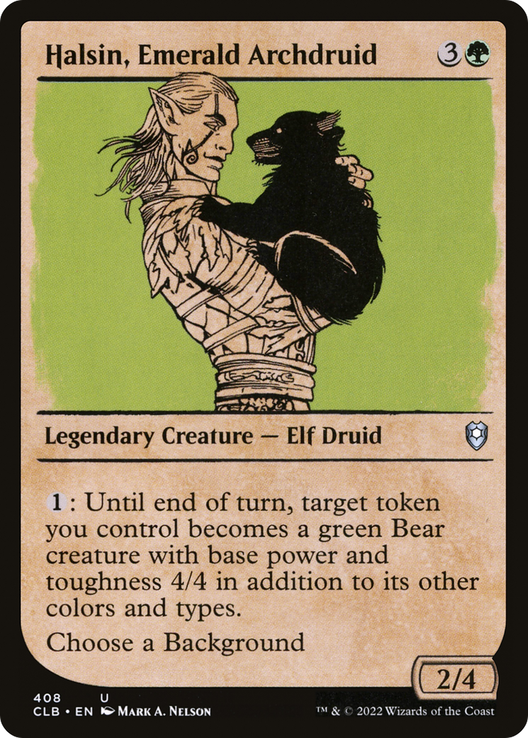 Halsin, Emerald Archdruid - Showcase [Commander Legends: Battle for Baldur's Gate]