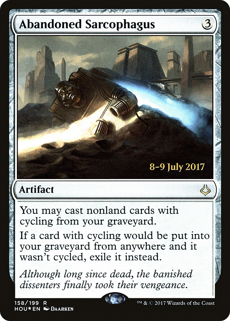 Abandoned Sarcophagus (PRE-158) [Hour of Devastation Promos] Foil