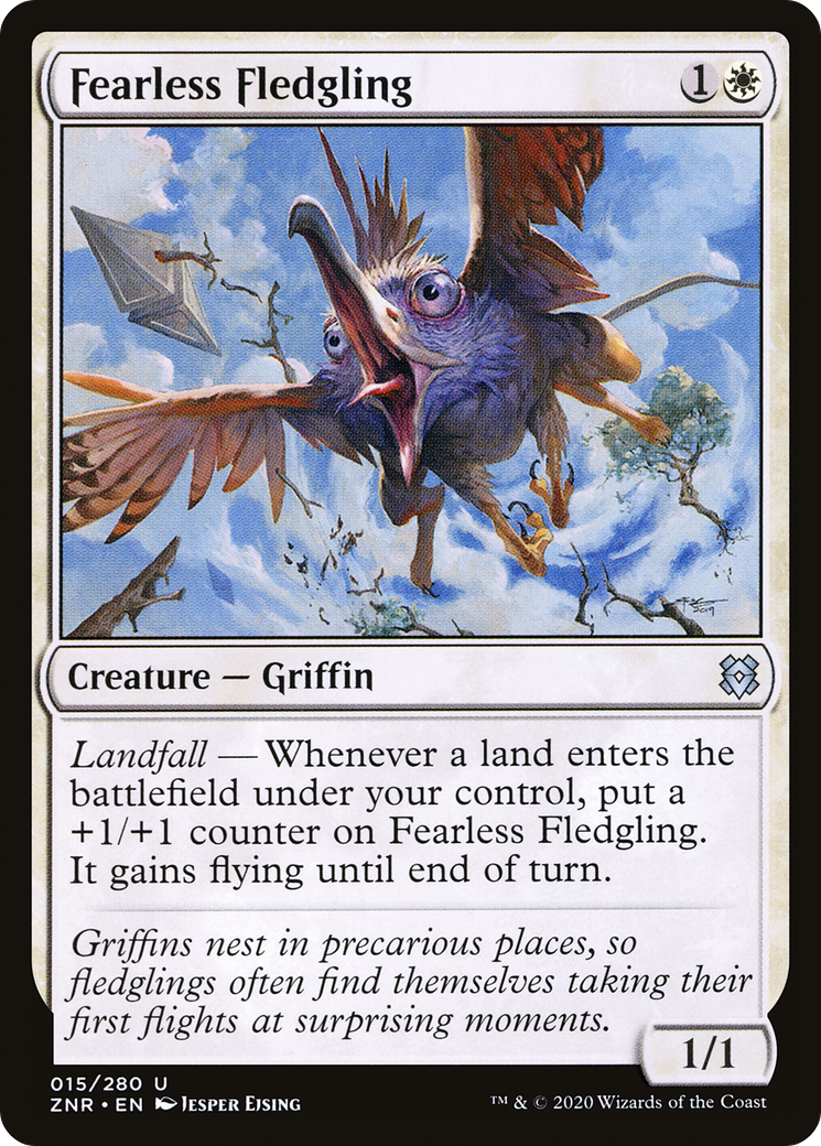 Fearless Fledgling - Foil [Zendikar Rising]