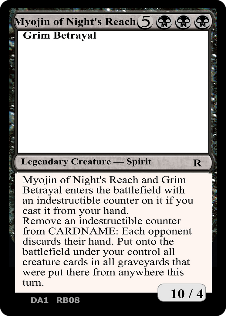 Myojin of Night's Reach and Grim Betrayal (UNK-RB08) [Unknown Event]