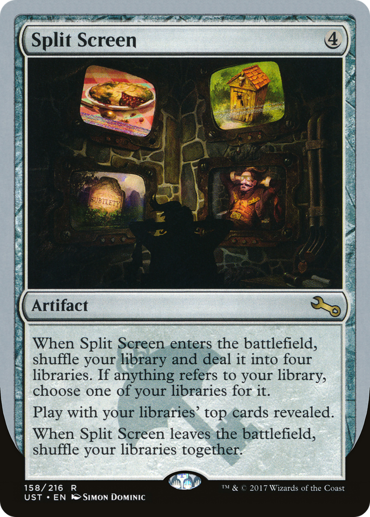 Split Screen (UST-158) [Unstable] Foil