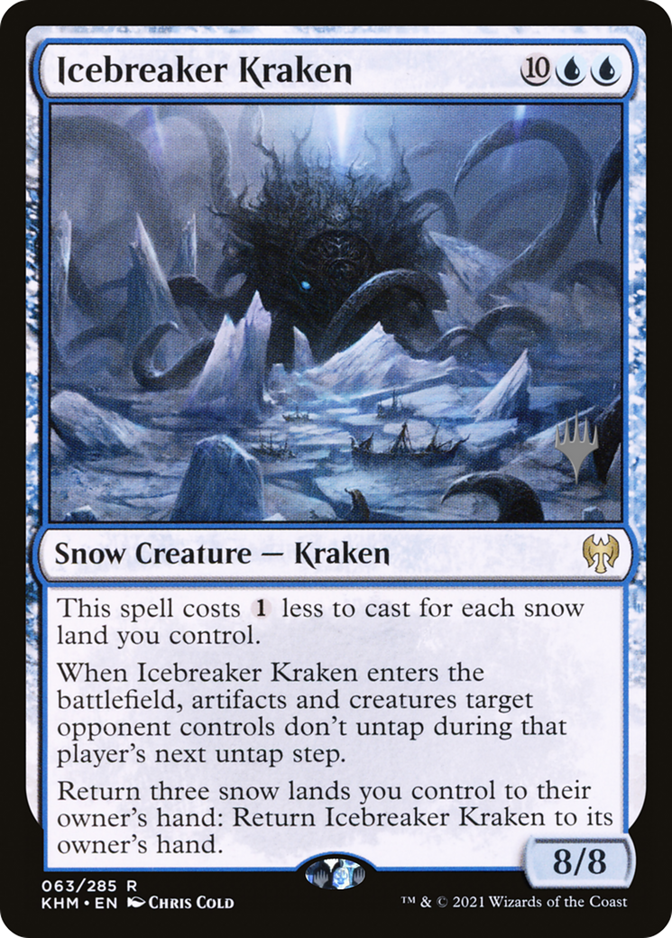 Icebreaker Kraken (PPKHM-063) [Promo Pack: Kaldheim Promos] Foil