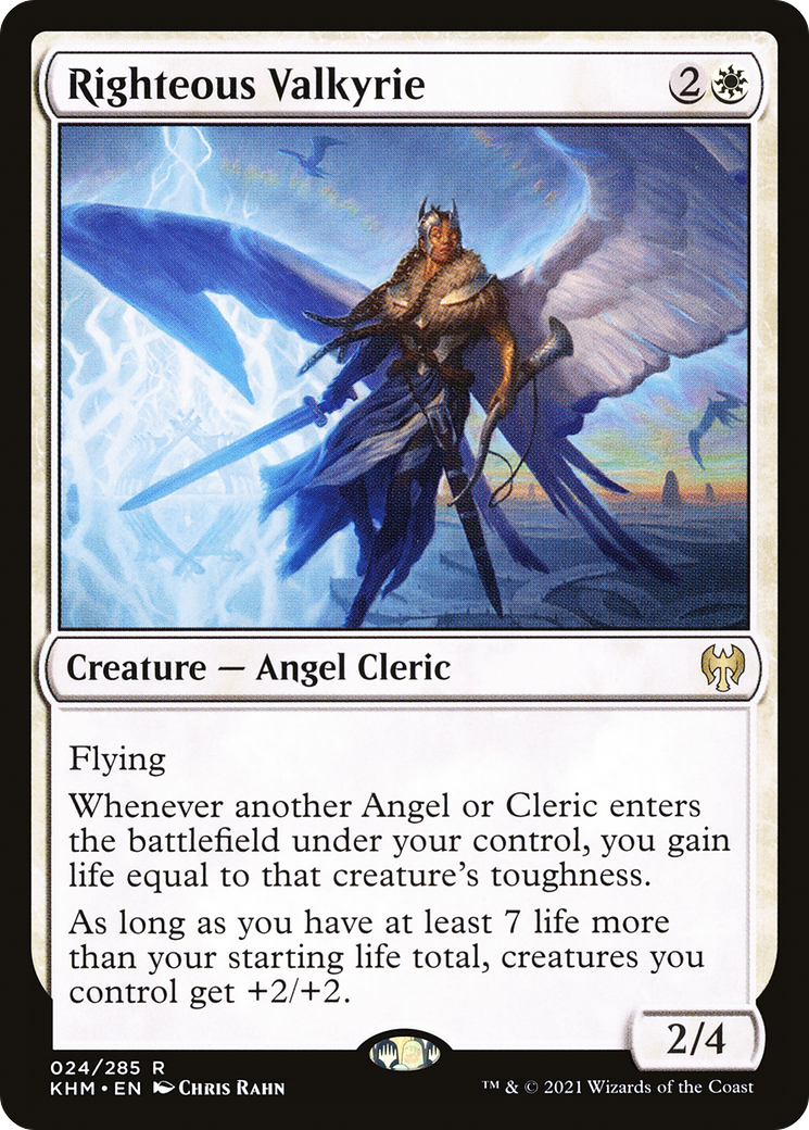 Righteous Valkyrie (KHM-024) [Kaldheim] Foil