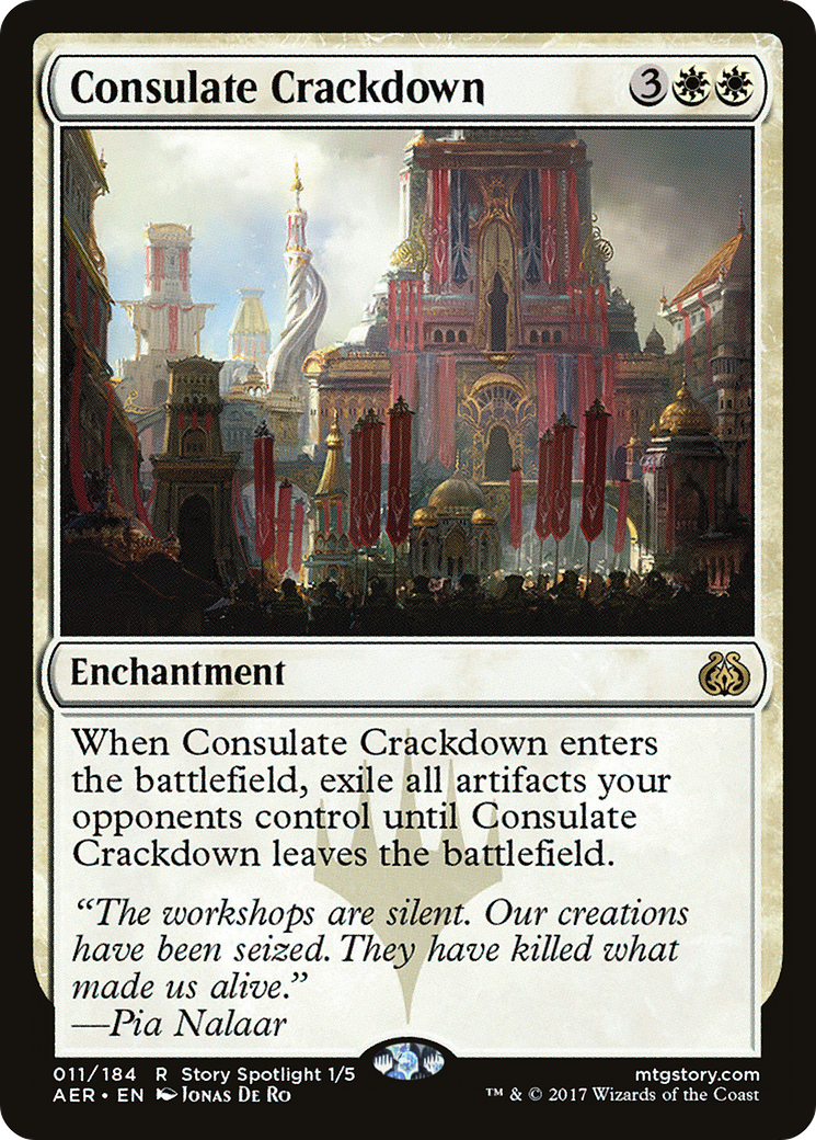 Consulate Crackdown (AER-011) [Aether Revolt] Foil