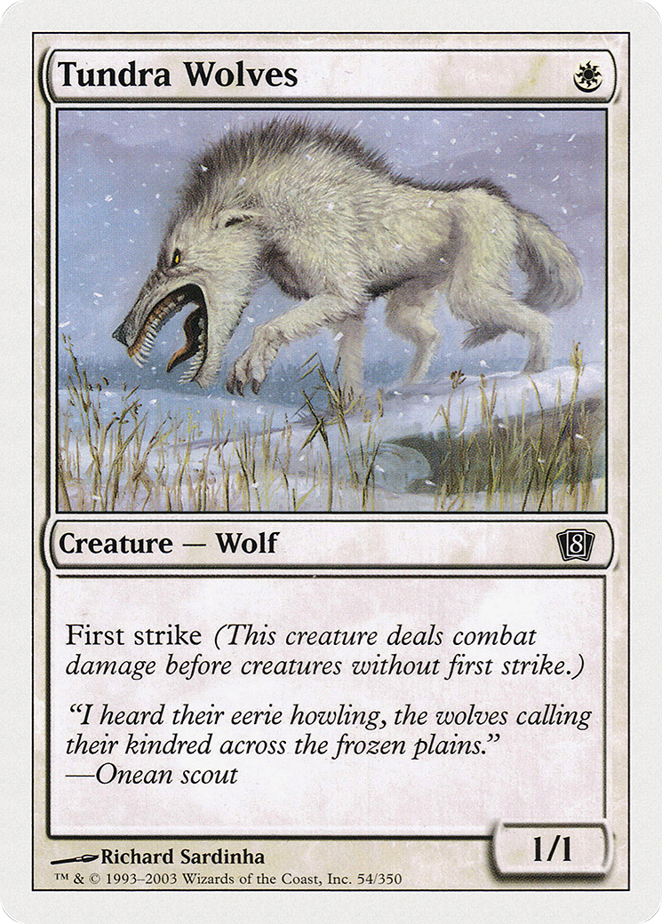 Tundra Wolves (8ED-054) [8th Edition] Foil