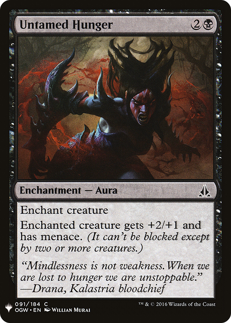 Untamed Hunger (LIST-091) [The List]