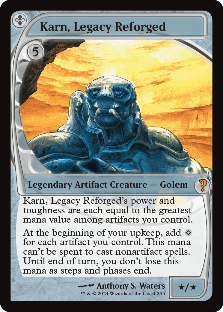 Karn, Legacy Reforged (Future Sight) (MB2-255) [Mystery Booster 2] Foil