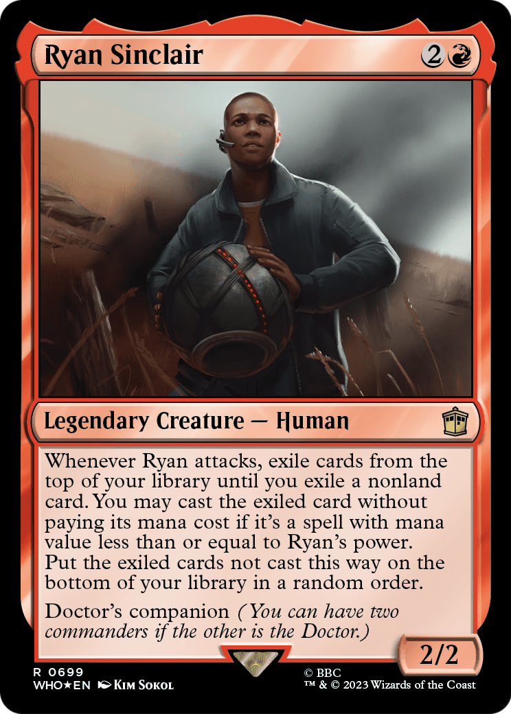 Ryan Sinclair (Surge Foil) (WHO-699) [Doctor Who] Foil