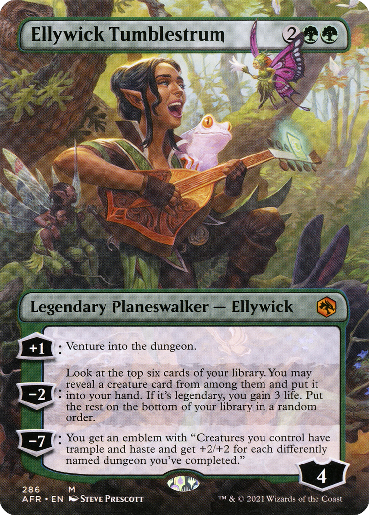 Ellywick Tumblestrum (Borderless) (AFR-286) [Adventures in the Forgotten Realms]