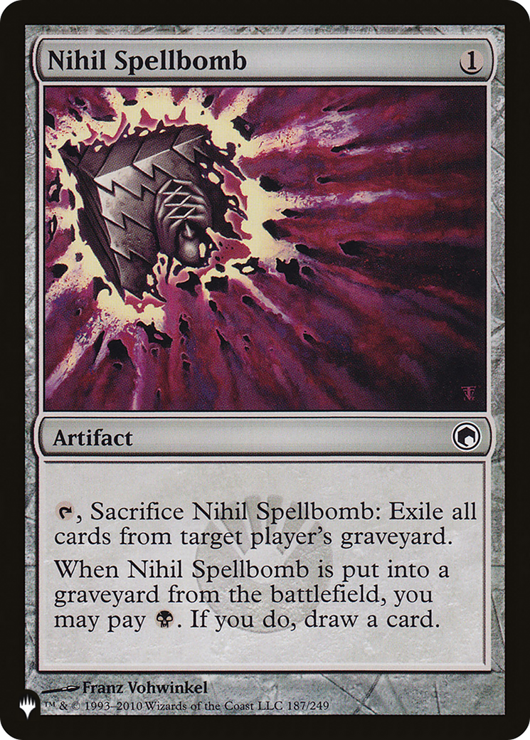 Nihil Spellbomb (LIST-187/249) [The List]