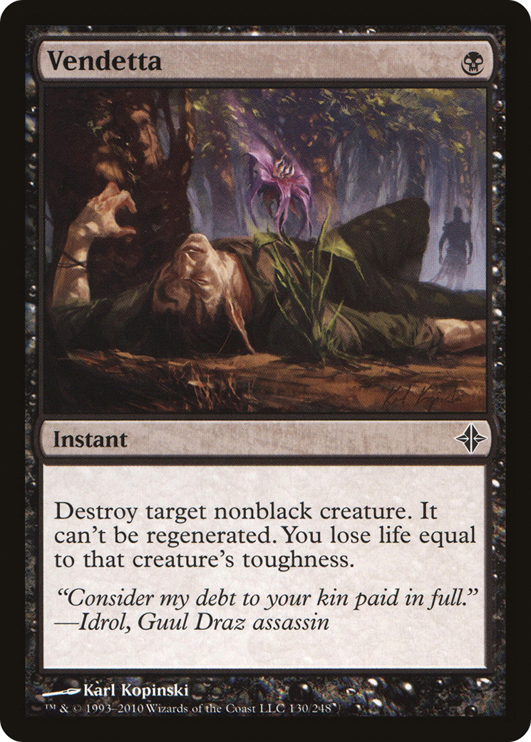 Vendetta (ROE-130) [Rise of the Eldrazi] Foil